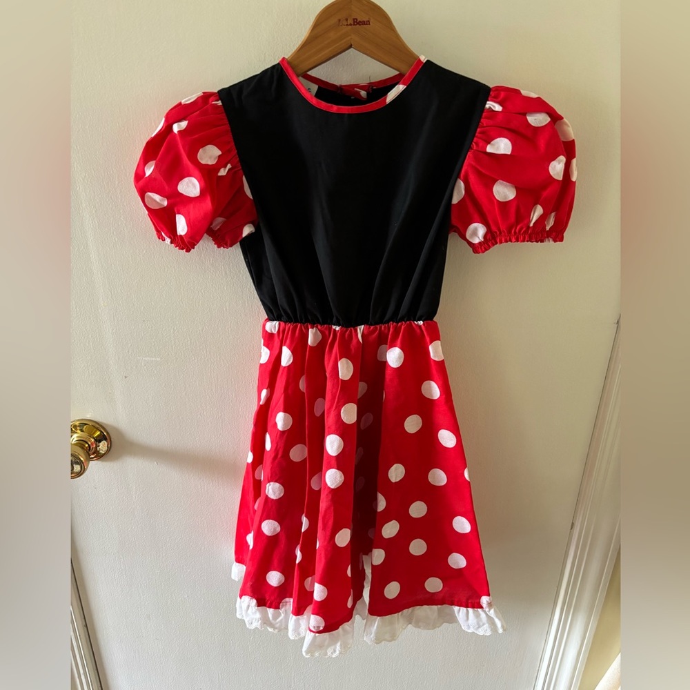 Vintage Disney Magic Minnie Mouse Costume, Girls Size 6XL